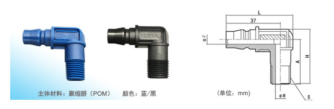 JOSOT内螺纹型接口＆接头尺寸表