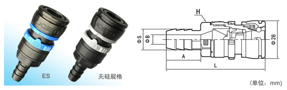 内螺纹型接口＆接头尺寸表